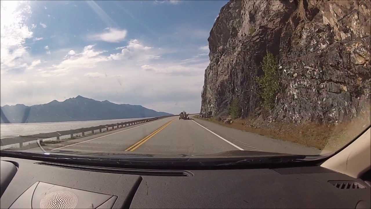 Alaska Summer Drive - Turnagain Pass to Anchorage - GoPro Camera HD 1080p