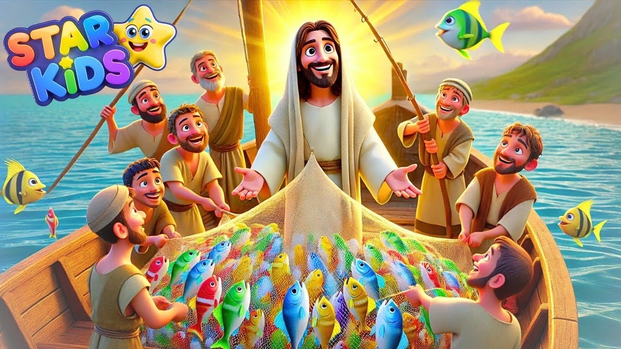 The Miraculous Catch of Fish Song | Jesus’ Amazing Miracle | Bible Song for Kids!
