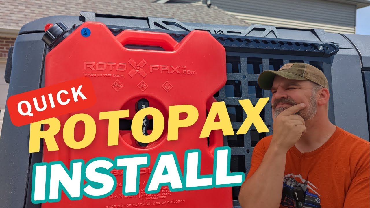 Насколько легко установить Rotopax? Посмотрите, как я это делаю!