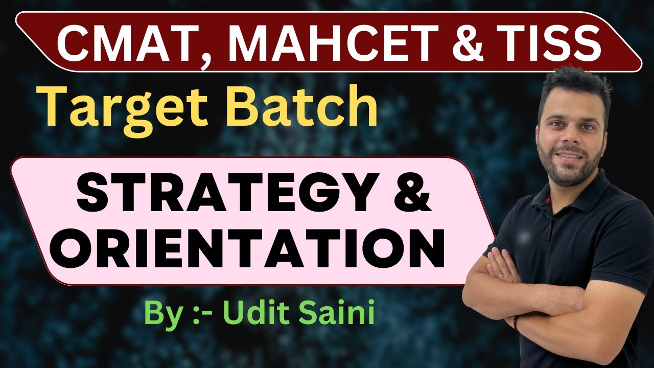 Strategy to Crack CMAT, MAHCET & TISS | CMAT 2023 | MAHCET 2023 | TISS 2023 | Complete Preparation