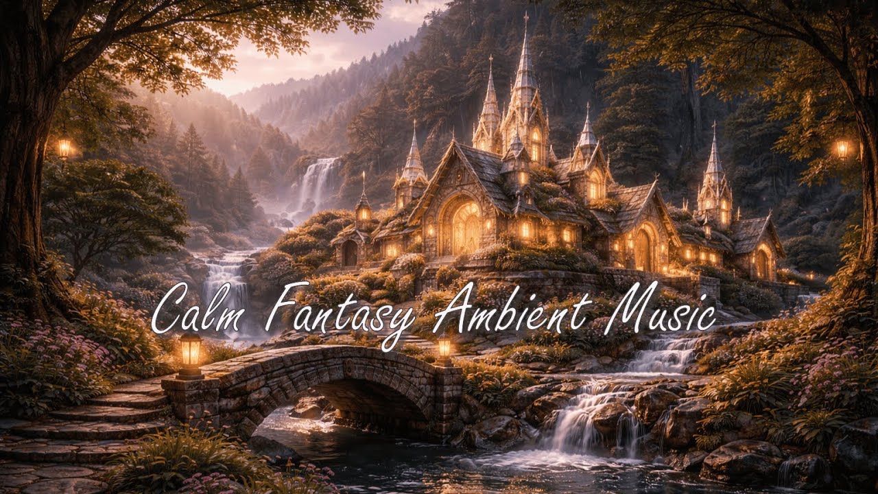 Elven Valley Waters 🌿 Calm Fantasy Ambient Music for Relaxation & Focus