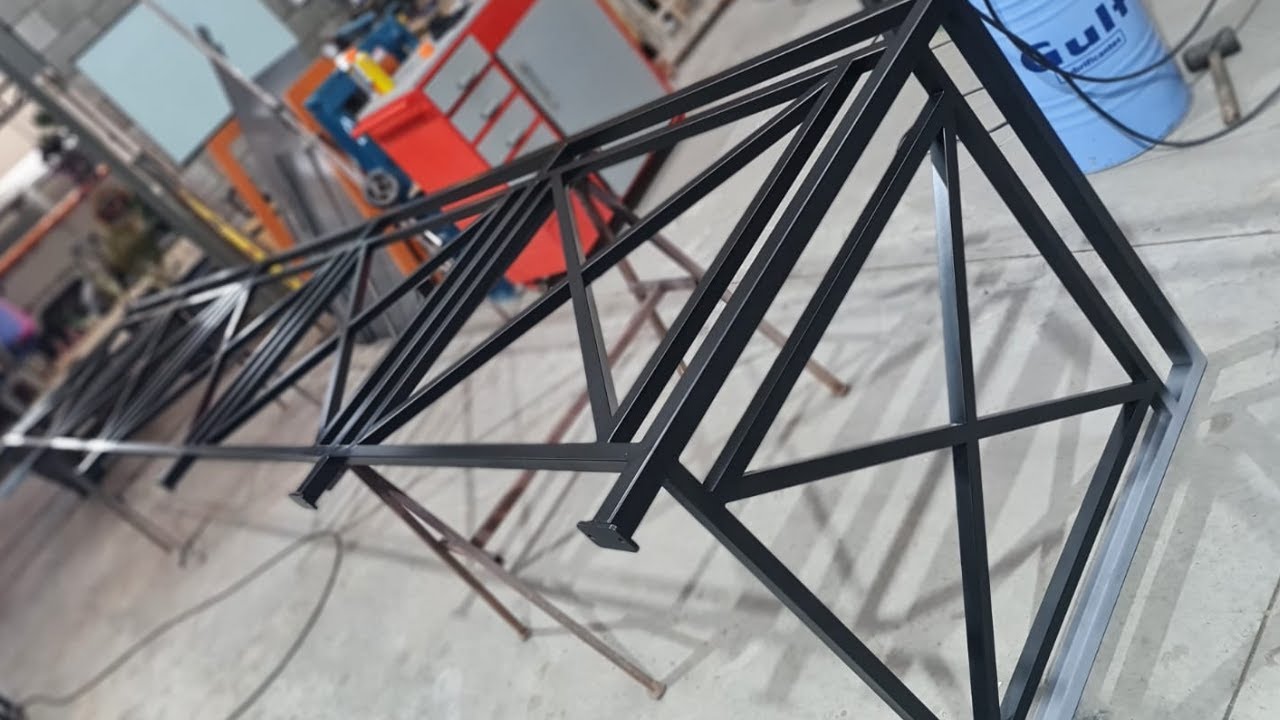 Como Fabricar Uma Escada Parte 05 - Fabricação do Guarda Corpo Superior