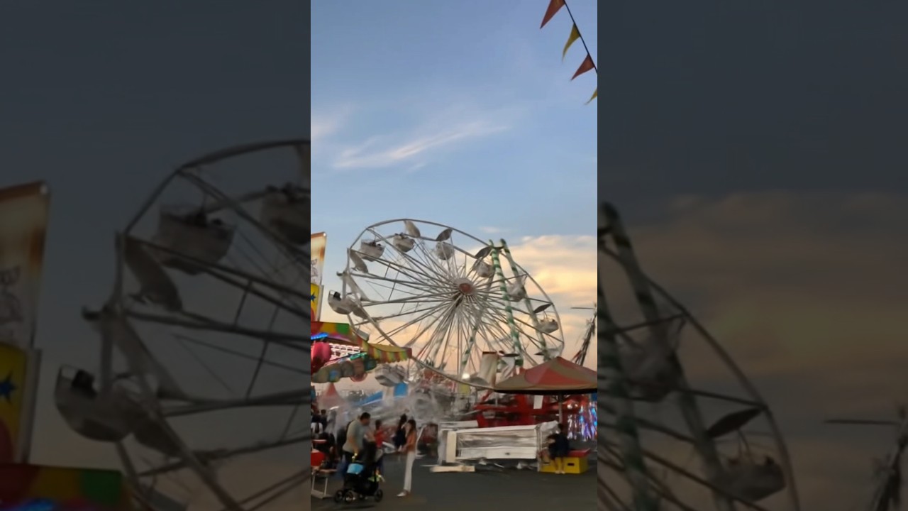 The Ferris Wheel Suddenly Broke Down And Was Destroyed