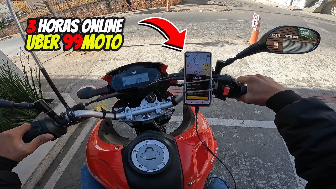 UBERMOTO DOMINGO DE MANHÃ  BATENDO A META COM POUCAS CORRIDAS