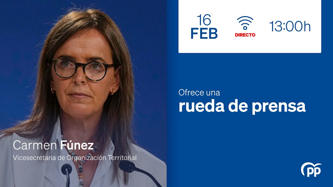 🔵DIRECTO: Carmen Fúnez ofrece una rueda de prensa