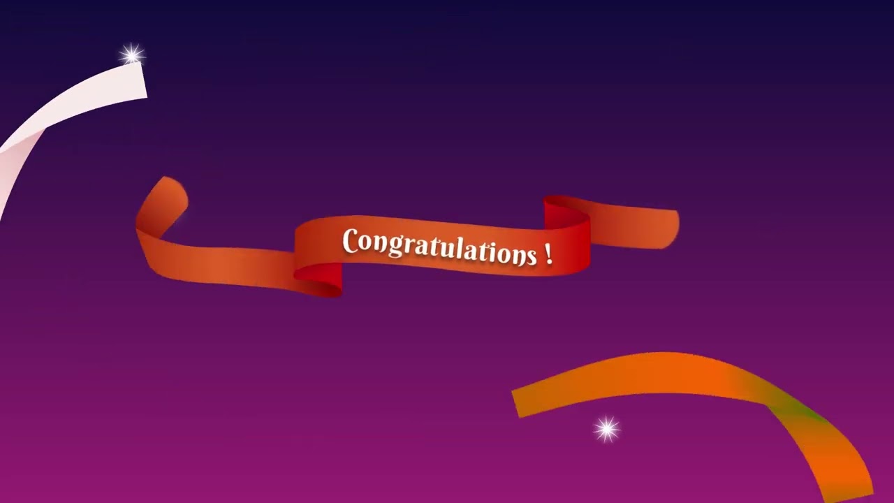 Fake Ribbon Animation Using Trim Paths in After Effect - Final Result