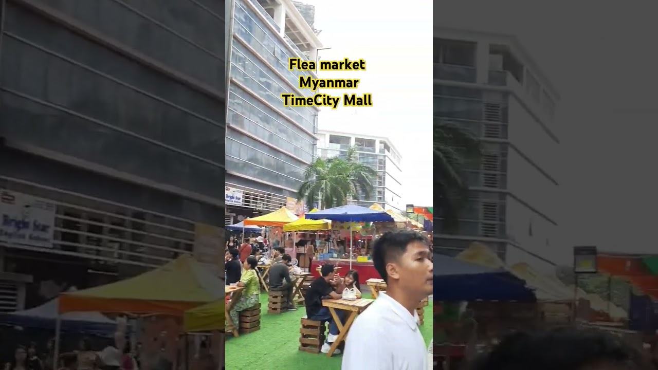 Flea market | Time City Mall | Myanmar #myanmar #yangon #shopping #fleamarket #marketstore #travel
