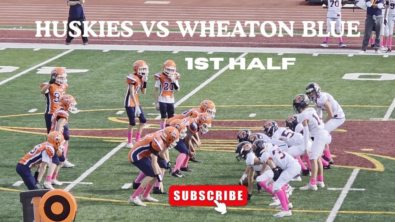 HUSKIES VS WHEATON BLUE HOME GAME PLAYED IN RIVER FOREST AT CONCORDIA UNIVERSITY GROUND 1ST HALF |