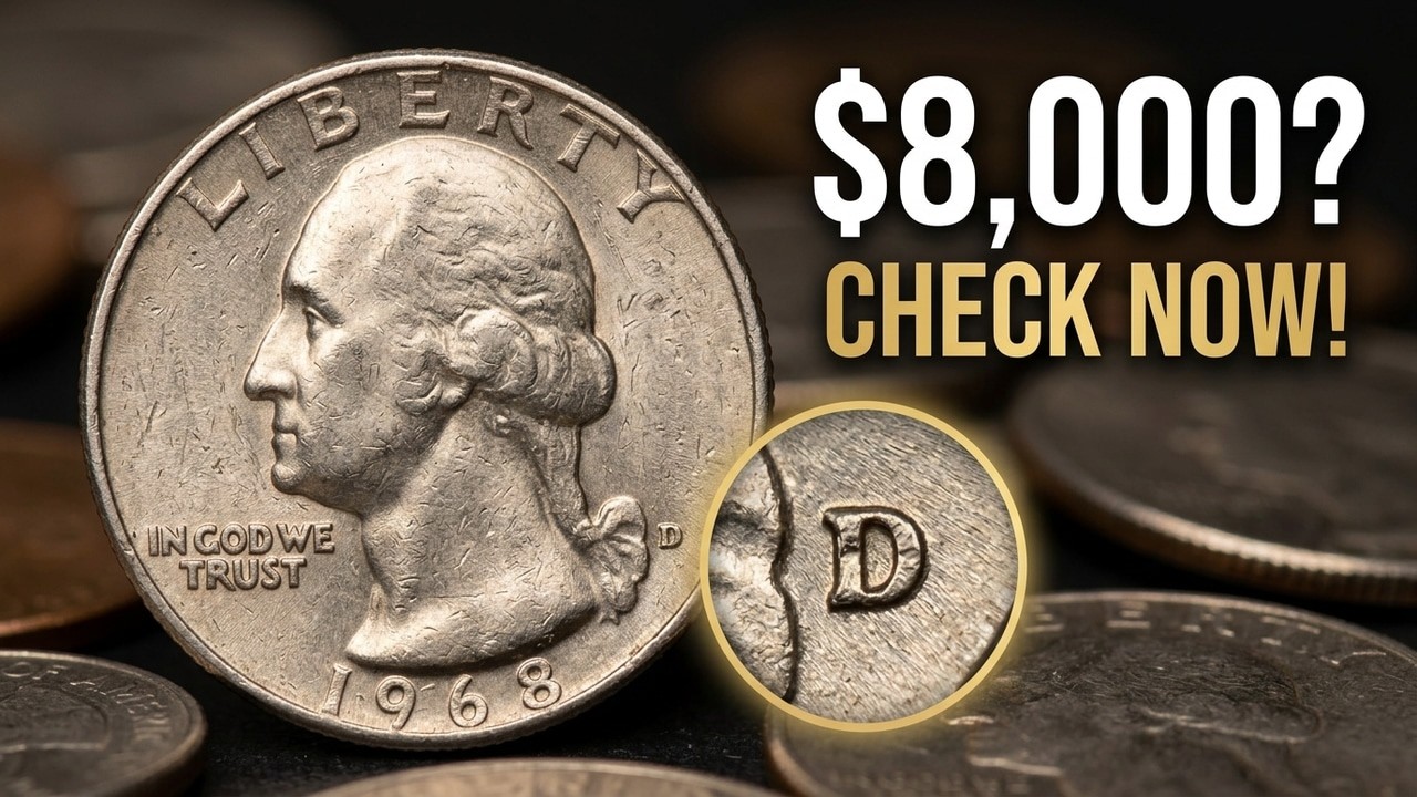 1968-D Washington Quarter: Is Your Coin Worth $8,000+? (Rare Error Guide)