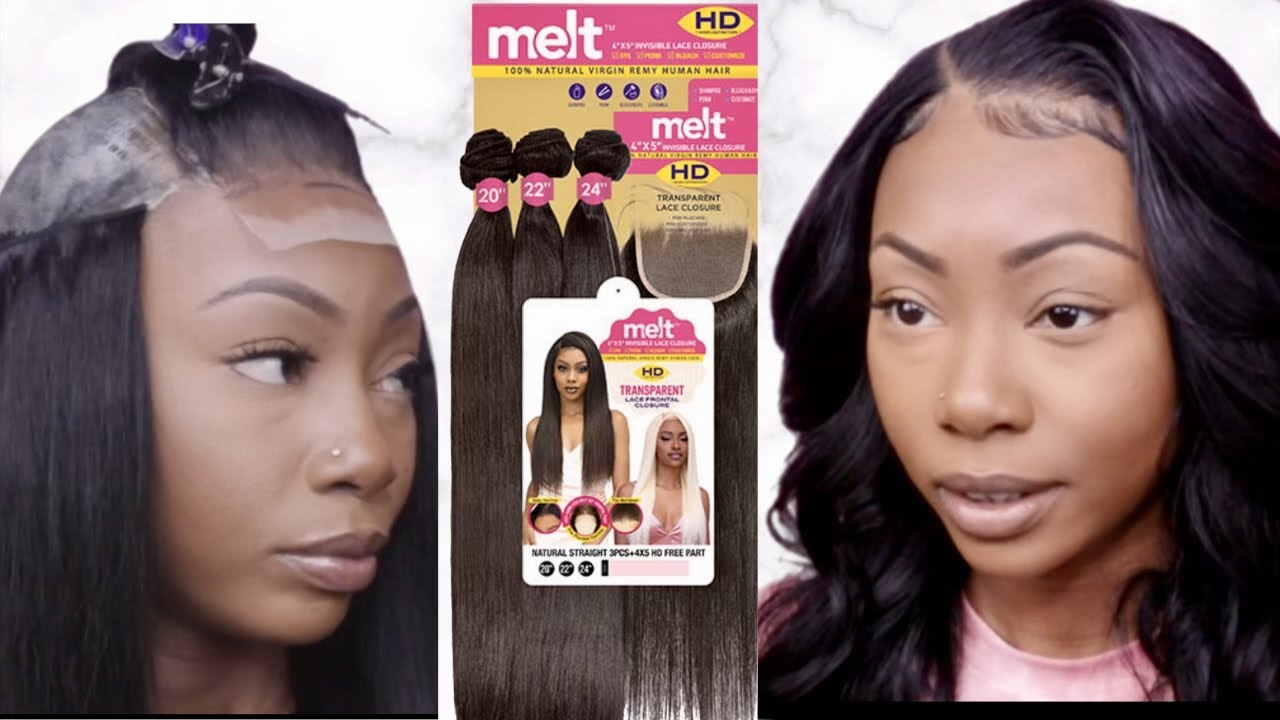 Быстрое закрытие натуральных волос с помощью коллекции JANET MELT VIRGIN REMY HAIR
