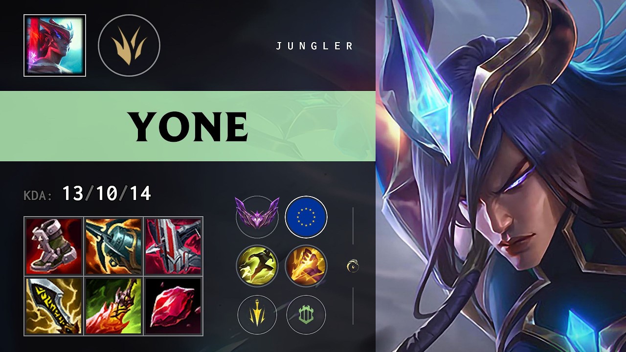 Yone Jungle vs Xin Zhao - EUNE Master Patch 26.14