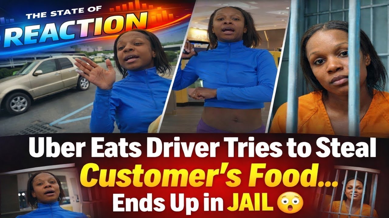 Uber Eats Driver Tries to Steal Customer’s Food… Ends Up in JAIL 😳