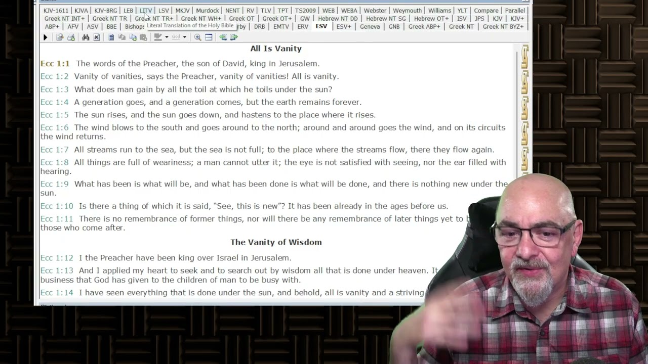 Atheist Debates - Secular Bible Study - Ecclesiastes
