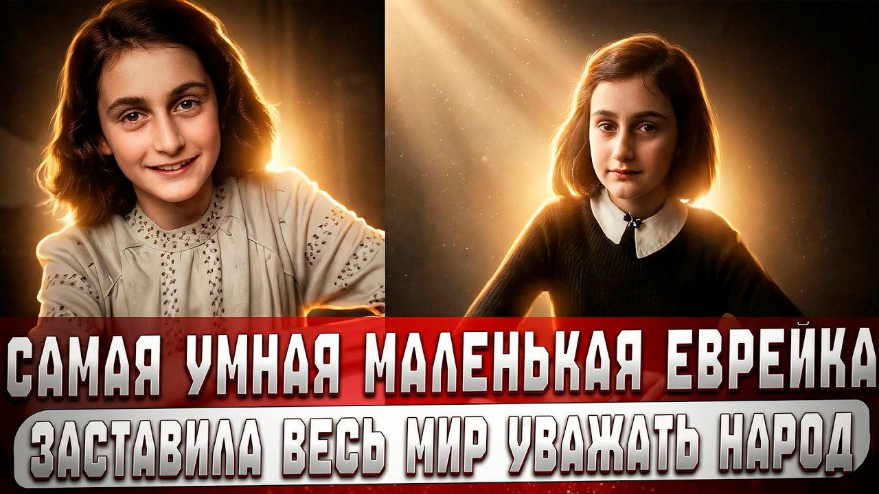 САМАЯ ГОРДАЯ ЕВРЕЙКА Анна Франк которая ЗАСТАВИЛА весь мир УВАЖАТЬ наш НАРОД?!