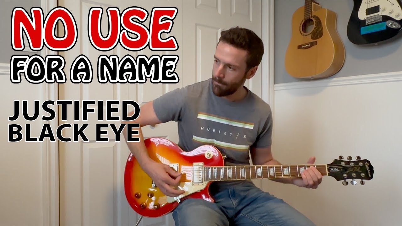 No Use For a Name - Justified Black Eye (Guitar Cover)