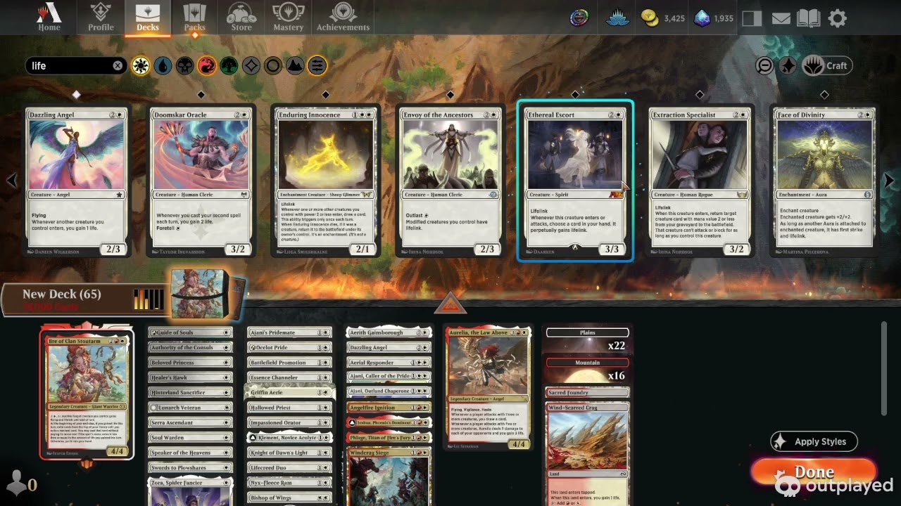 MTG Arena - Brawl ( Bre of clan stoutarm )