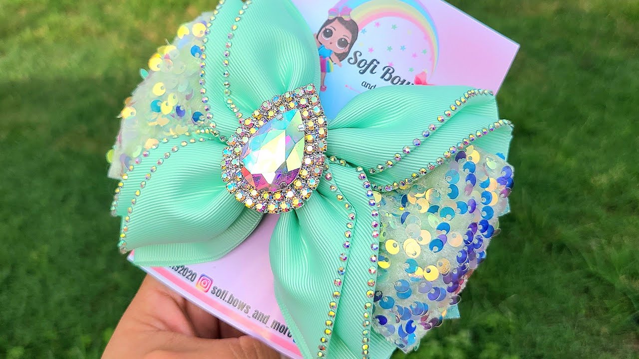 Moño Elegante con listón sólido de 7.5 cm (Hair Bows) Lazo para el cabello #moñosfacilesdehacer