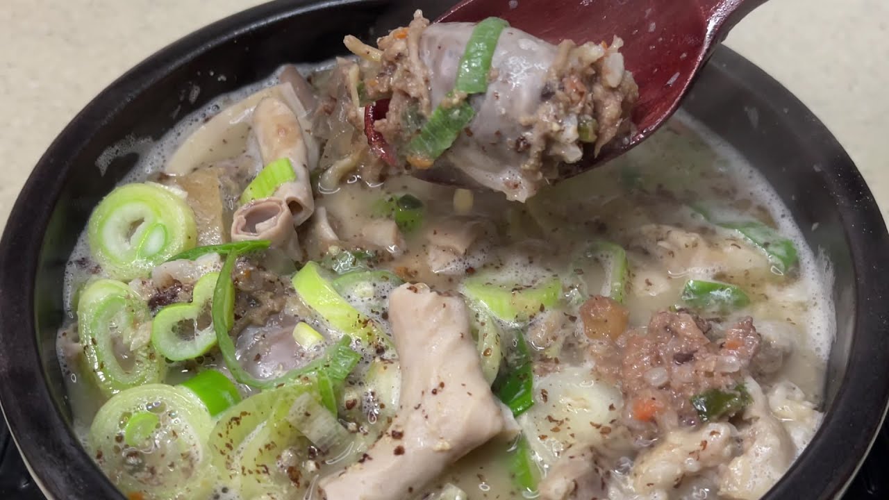 가정에서 쉽고 간단하게 끓여 먹는 병천순대국 레시피