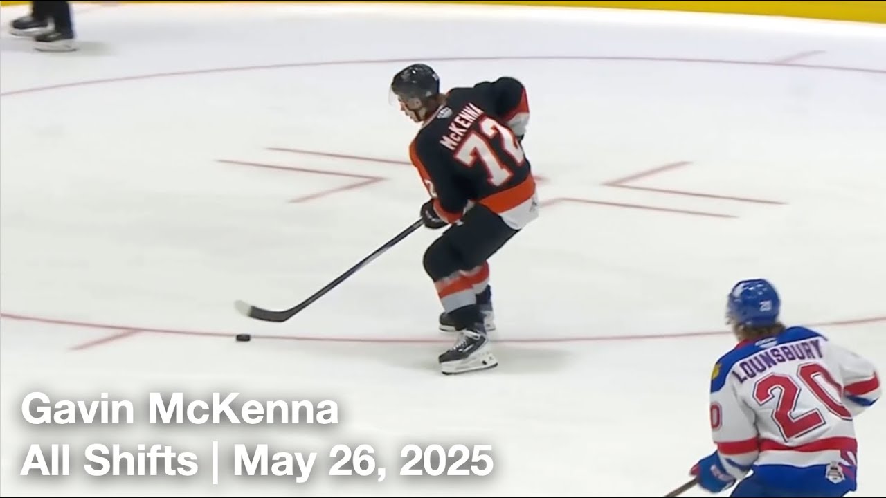 Gavin McKenna (MH72) | All Shifts | Medicine Hat Tigers vs. Moncton Wildcats | 5 26 2025