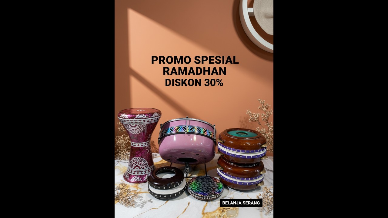 Jual Alat Hadroh Darbuka Berkualitas Tinggi  Diskon Spesial Hari Ini up to 30%