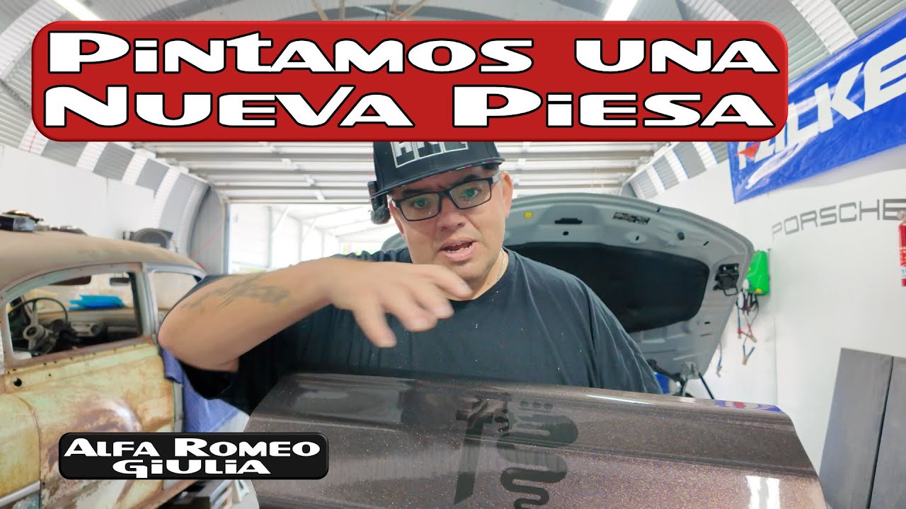 Pintando Una Piesa Nueva Para el Alfa Romeo