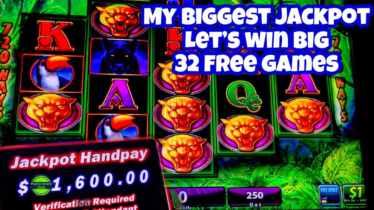 MY BIGGEST WIN ON PROWLING PANTHER $250 BETS 🟢 32 FREE GAMES 🟢 HIGH LIMIT SLOT JACKPOT