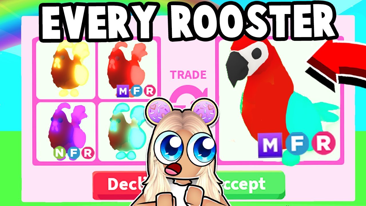 I traded EVERY *NEW* ROOSTER in Adopt Me! (Farm Update)