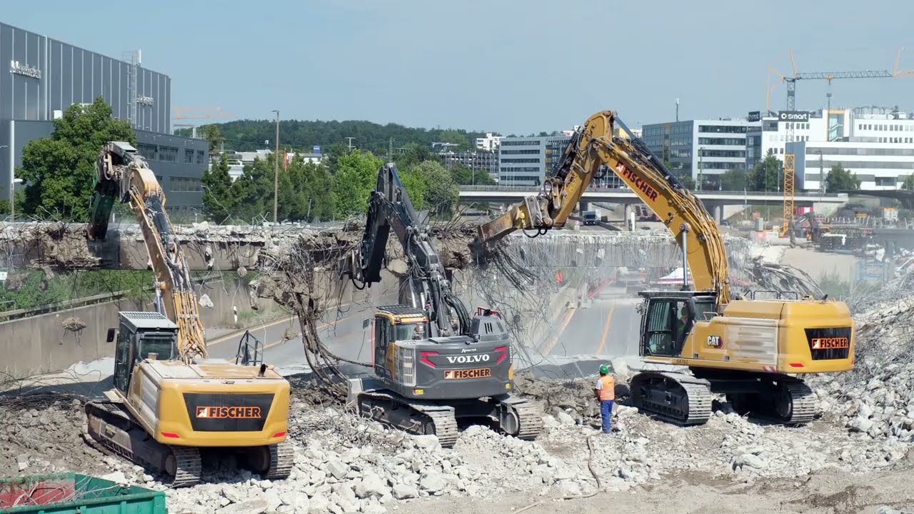 Brückenabriss Böblingen/Sindelfingen