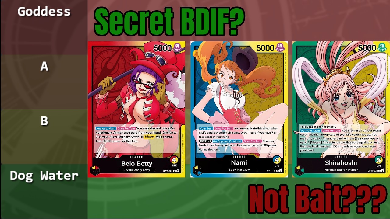 OPTCG EB-03 Heroines Battle​: Leader Tierlist