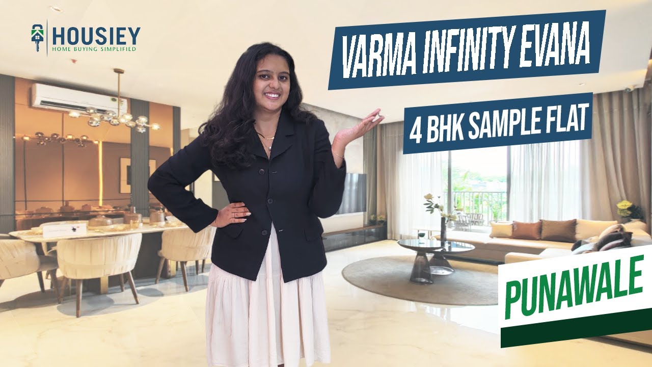Varma Corp Punawale | 4 BHK Sample Flat Tour [2025] | Tulip Infinity Evana Pune