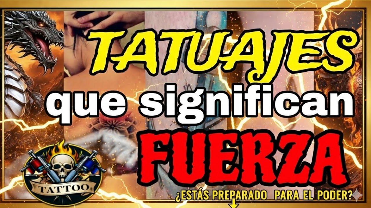 TATUAJES con SIGNIFICADO de FUERZA y SUPERACIÓN