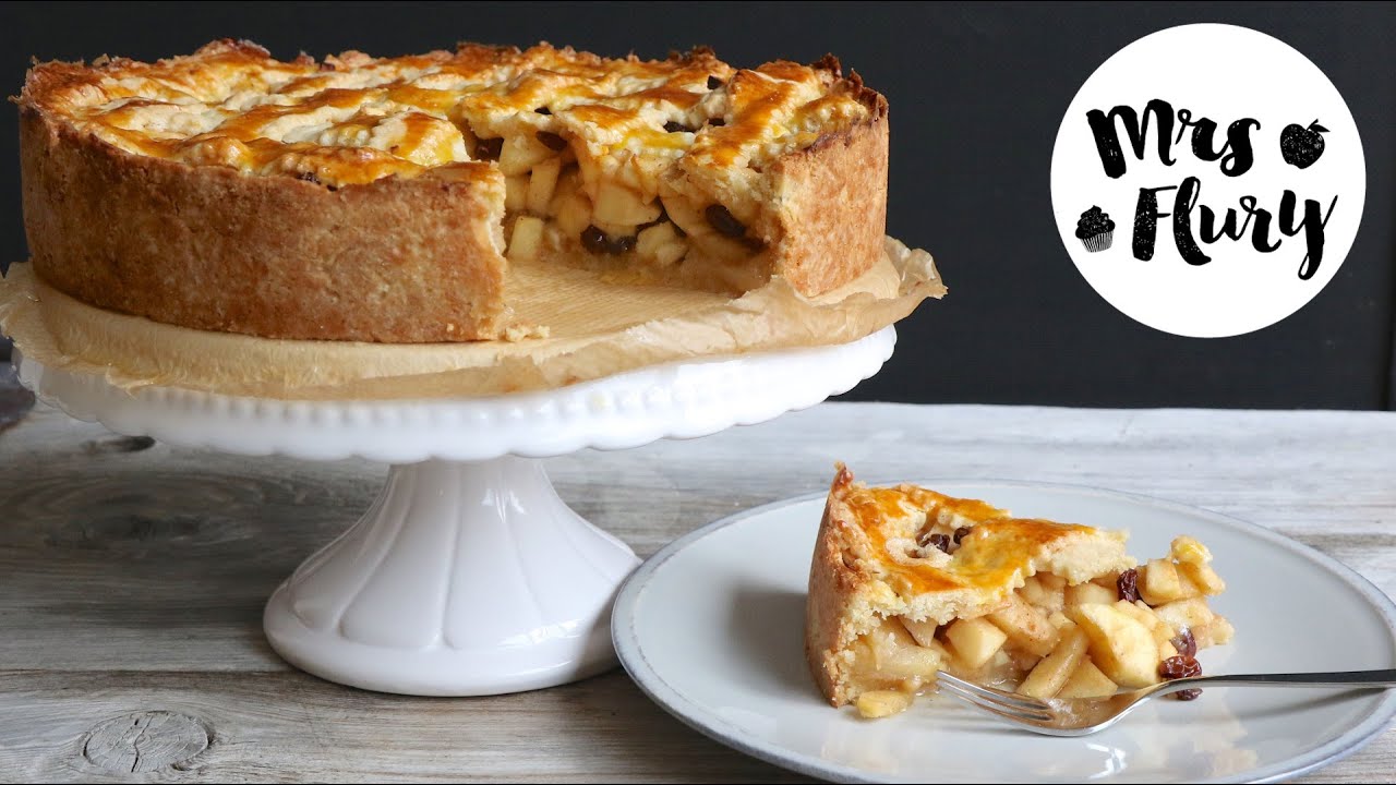 Appeltaart | Holl&auml;ndischer Apfelkuchen | Rezept Apfelernte | Mrs Flury backt