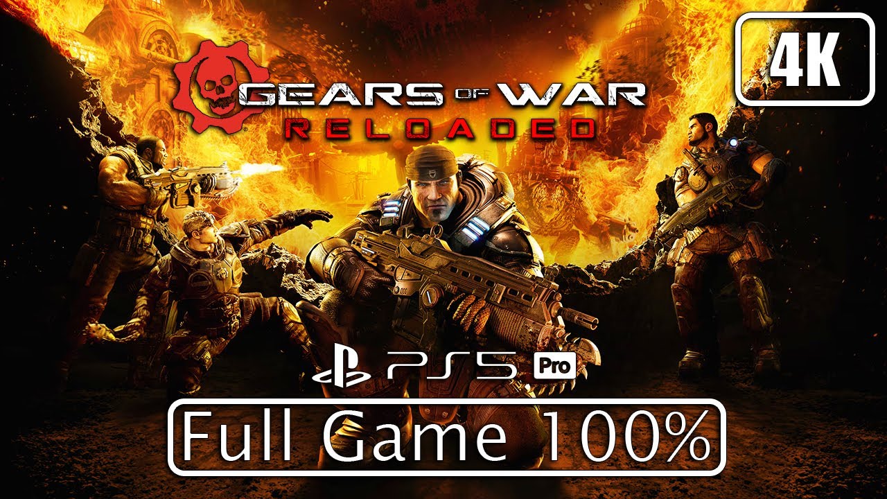 Gears of War: Reloaded - Full Game 100% Longplay Walkthrough 4K 60FPS