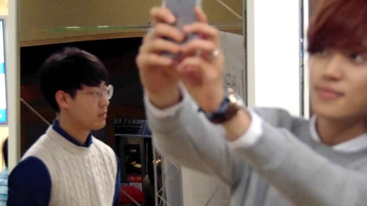 150426 니엘 틴탑 김포공항 팬사인희 심쿵 - photo time & ending