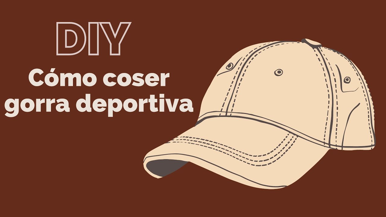 GORRA DEPORTIVA FÁCIL PASO A PASO🧢DIY GORRA CON VISERA