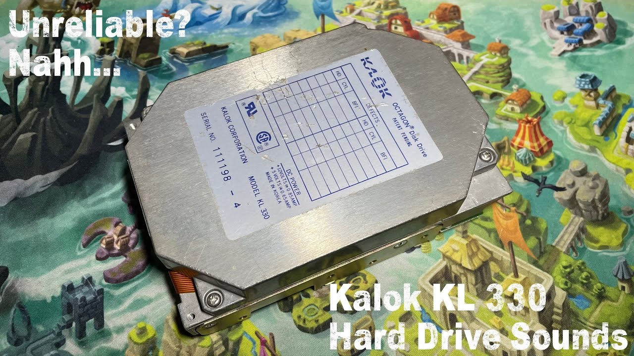 Kalok KL 330 Hard Drive Sounds - Unreliable? Nahh..