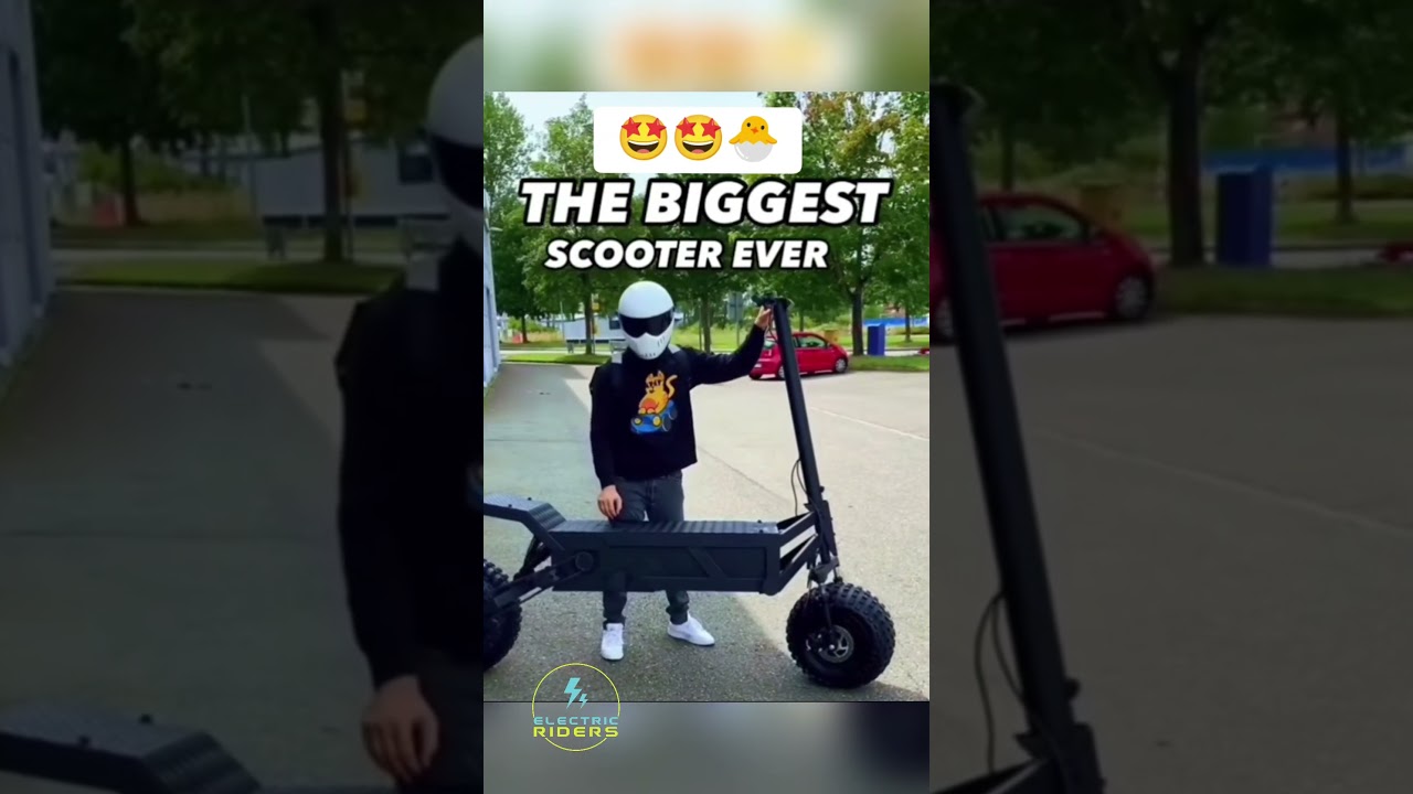 Biggest E-Scooter Ever 🛴😲