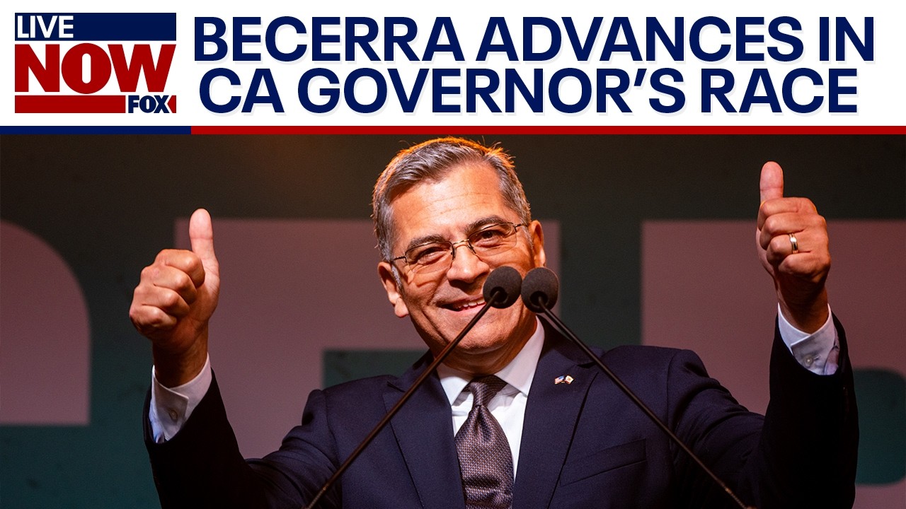 BREAKING: Xavier Becerra advances to California governor general election
