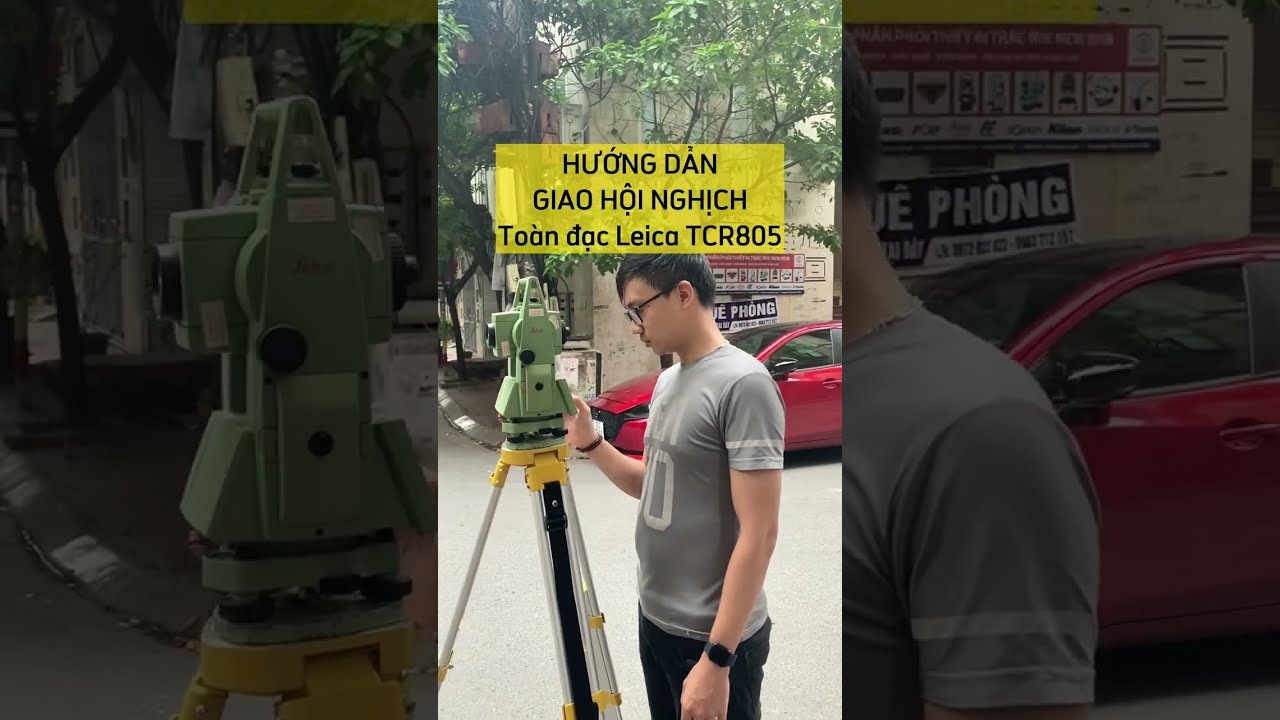 Giao hội nghịch máy toàn đạc Leica TCR805