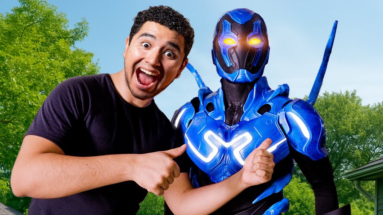 HICE EL TRAJE DE BLUE BEETLE EN LA VIDA REAL🔥🪲 - ZAID CÓRDOVA