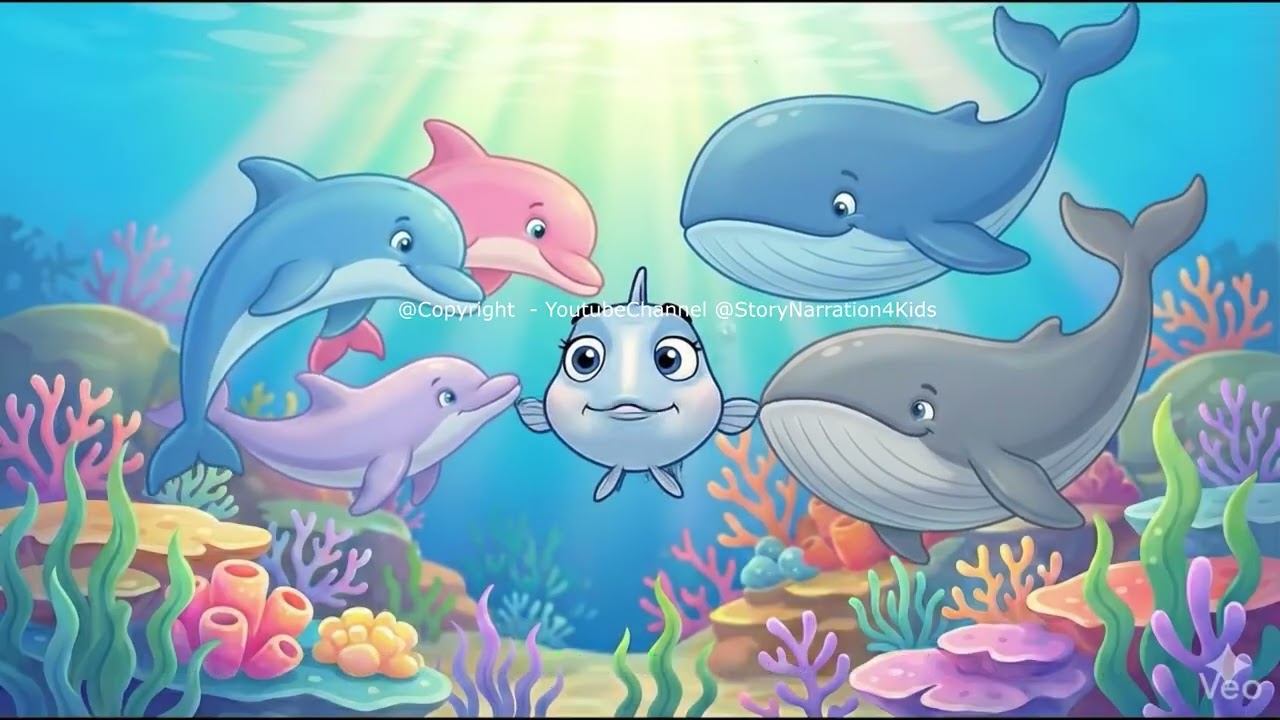 Three Fishes Story | Dolphin & Whale Adventure | Kids Moral Story | kids