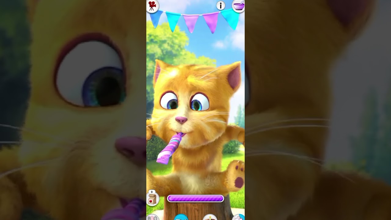 Talking ginger2 😱 | How to play games 🙀 | Talking with me Funny cat Gameplay #talkingtom 