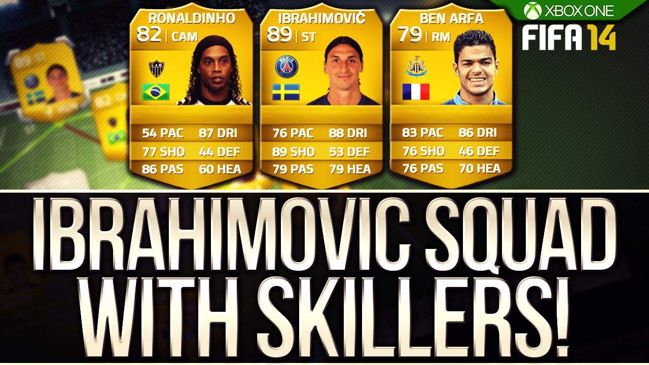FIFA 14 - 1.3 MILLION COIN IBRAHIMOVIC SQUAD! THE GOD OF FUT!