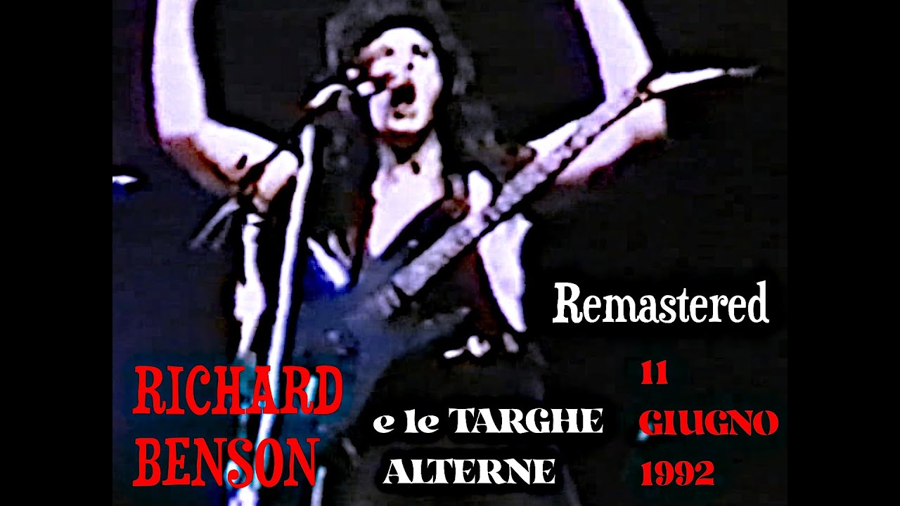 Richard Benson & le Targhe Alterne | Live at Alpheus | 11 Giugno 1992  (Remastered Version)