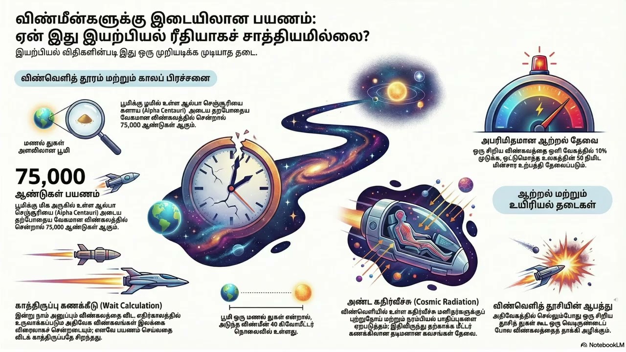 விண்மீன்களுக்கு இடையிலான பயணத்தின் சவால்கள்