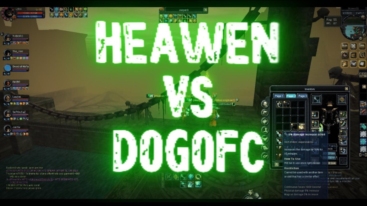 [GOLDEN ONLİNE] Heawen VS DOGOFC Battle Arena Party !