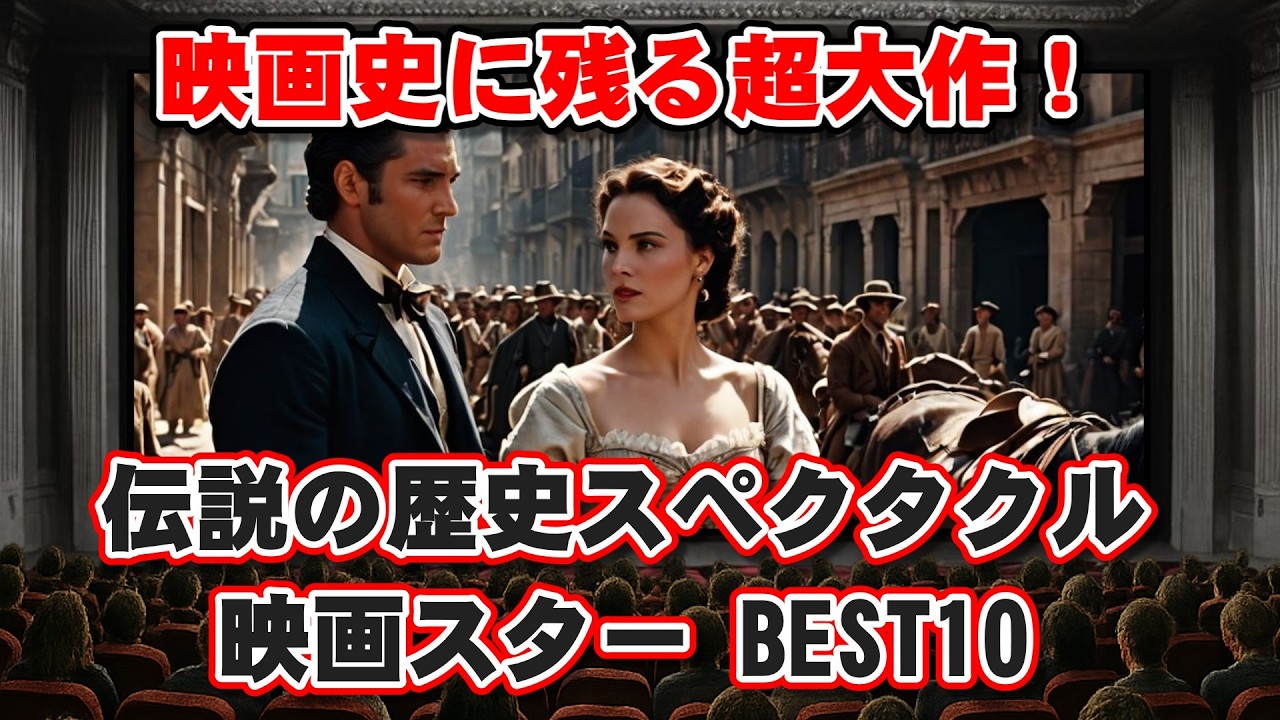 【ゆっくり解説】映画史に残る超大作！伝説の歴史スペクタクル映画スター BEST10