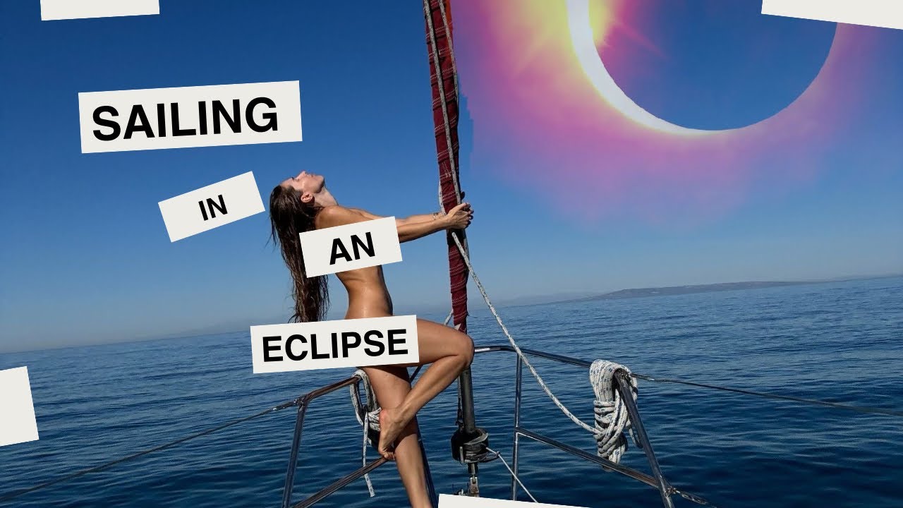 CRAZY experience sailing through SOLAR ECLIPSE!