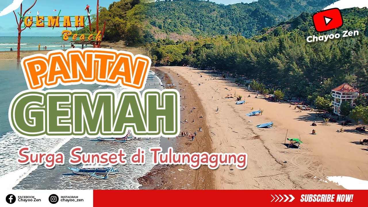 PANTAI GEMAH  : SURGA SUNSET DI  TULUNGAGUNG