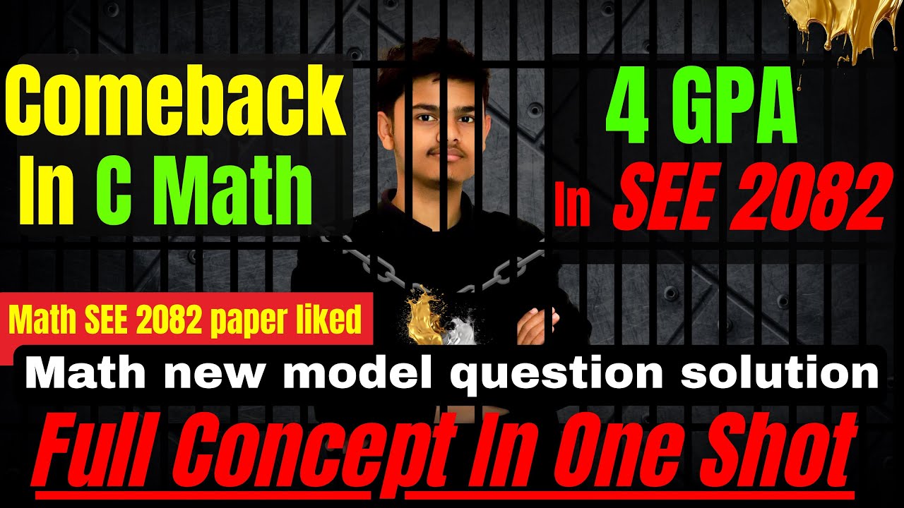 Class 10 Compulsory Math Full  Model Question Solution SEE 2082  | Math Model Question One Shot 🔥
